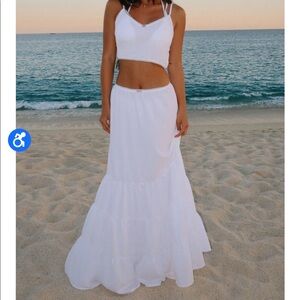 NWT Dippin Daisy’s Claire Tiered Maxi Skirt